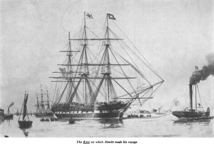 “The Kent on which Howitt made his voyage’  [painting]