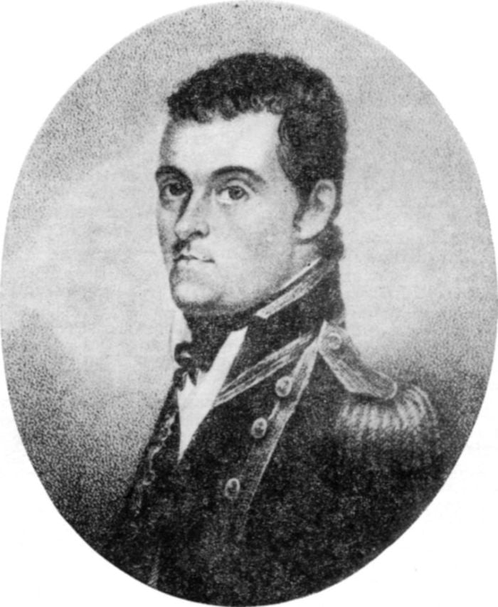 Oval portrait of Matthew Flinders [lithograph]