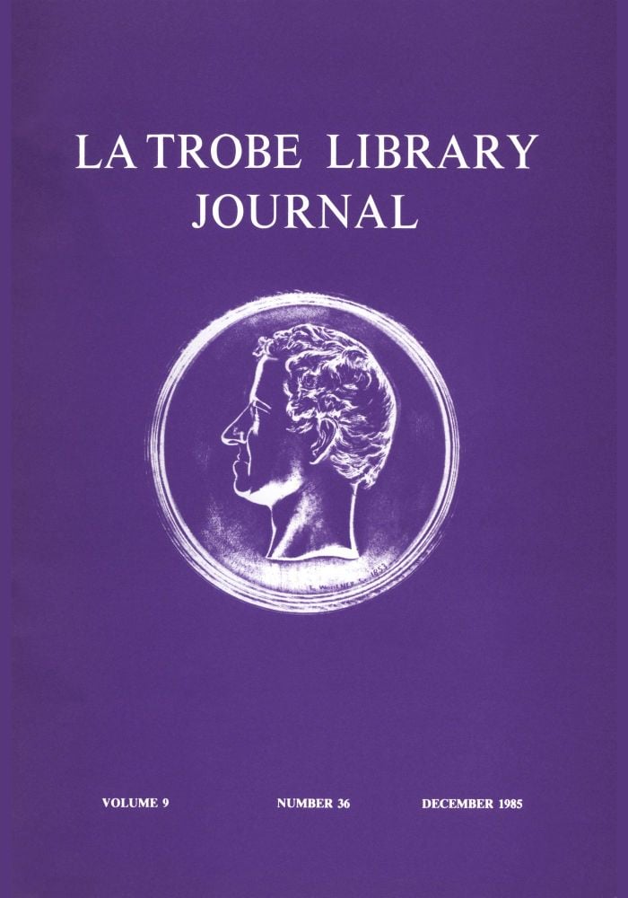 front cover - No 36 December 1985