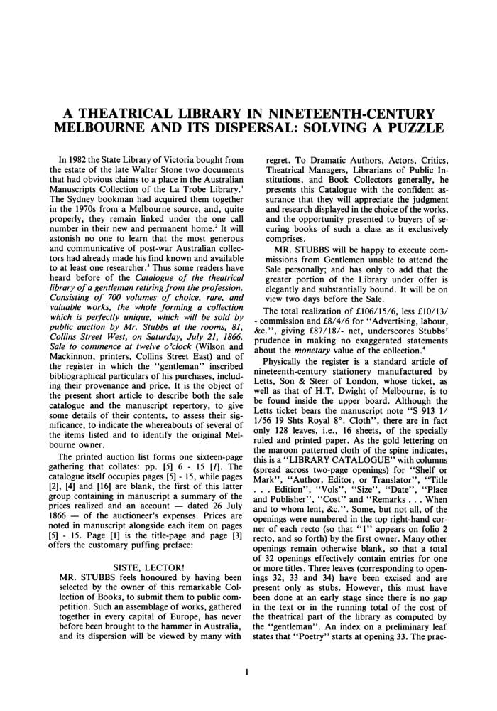 Page 1 - No 37 Autumn 1986