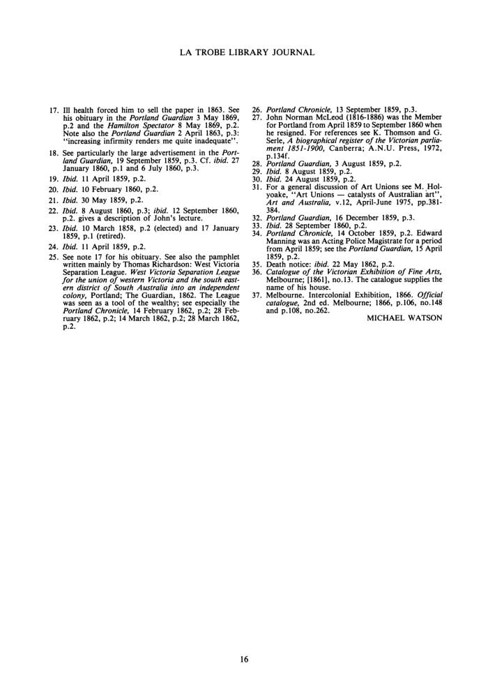 Page 16 - No 37 Autumn 1986