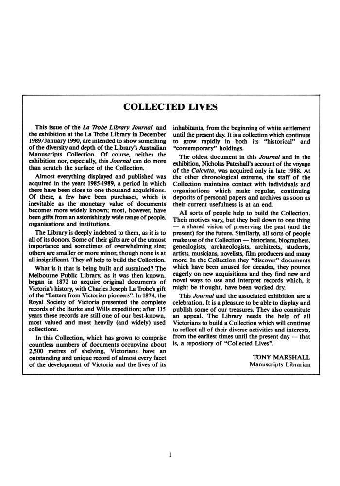 Page 1 - No 44 Spring 1989