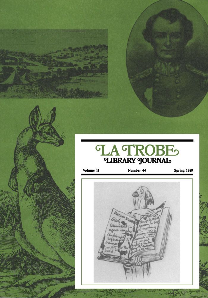 front cover - No 44 Spring 1989