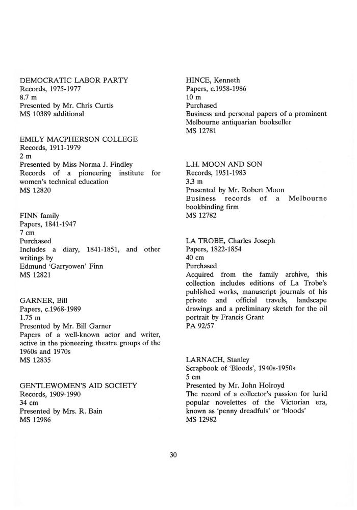Page 30 - No 50 Spring 1992