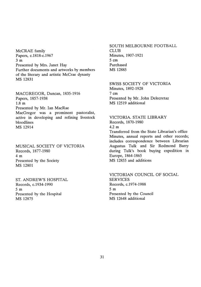 Page 31 - No 50 Spring 1992