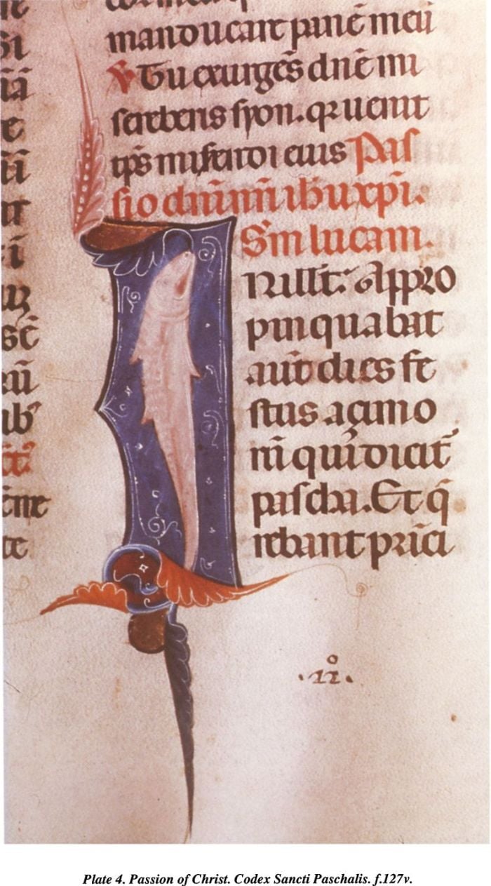 Plate 4. Passion of Christ. Codex Sancti Paschalis. f.127v. [illuminated page]