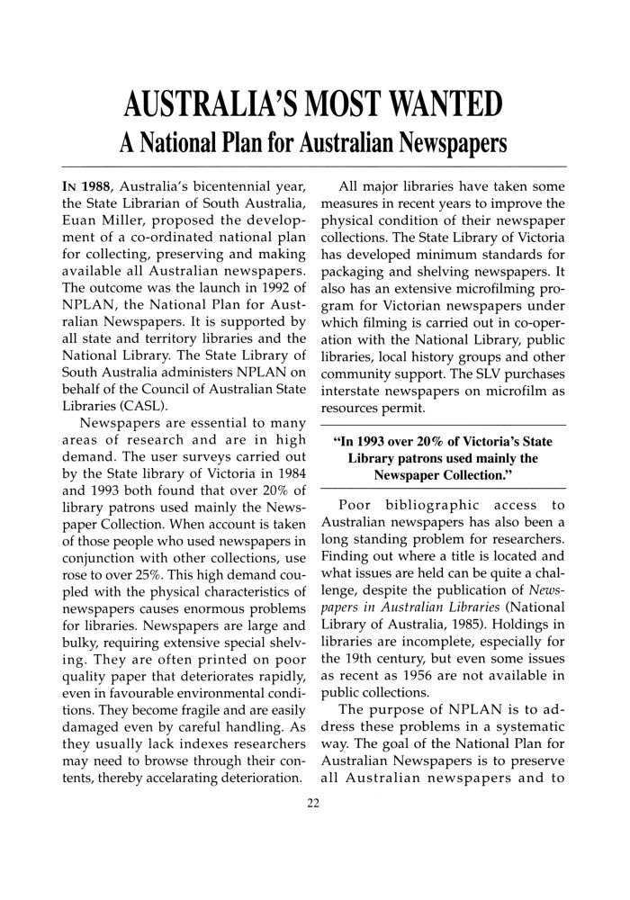 Page 22 - No 53 October 1994