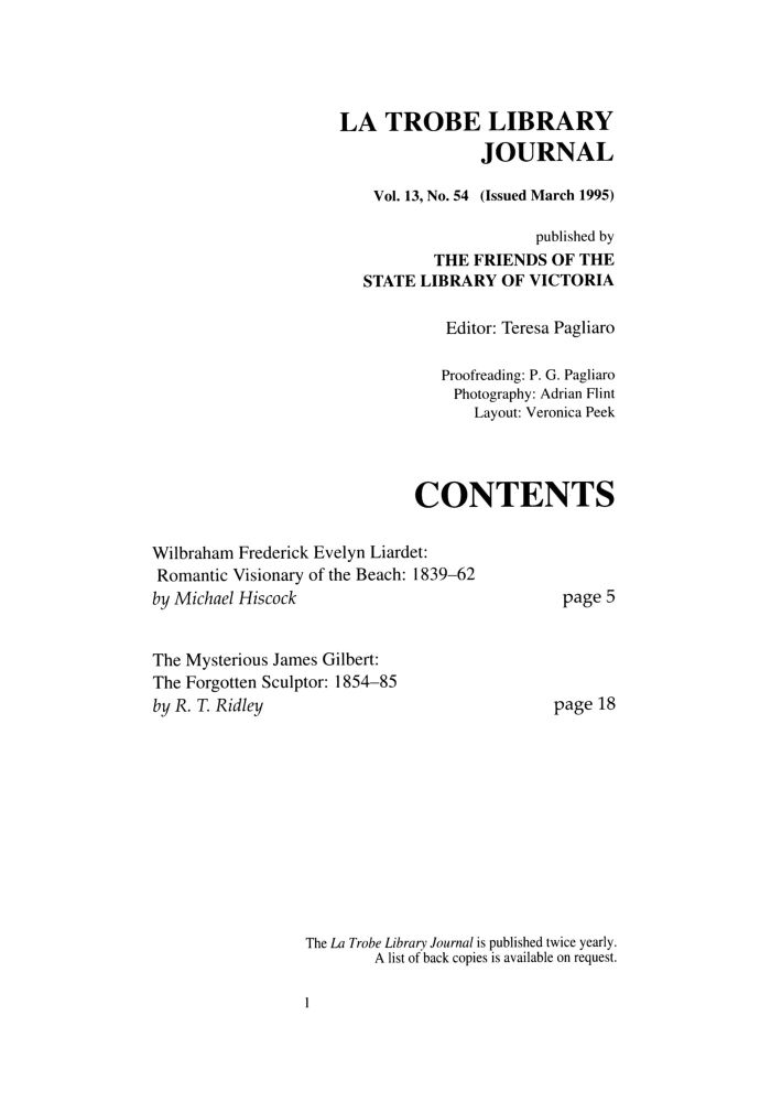 Page 1 - No 54 March 1995