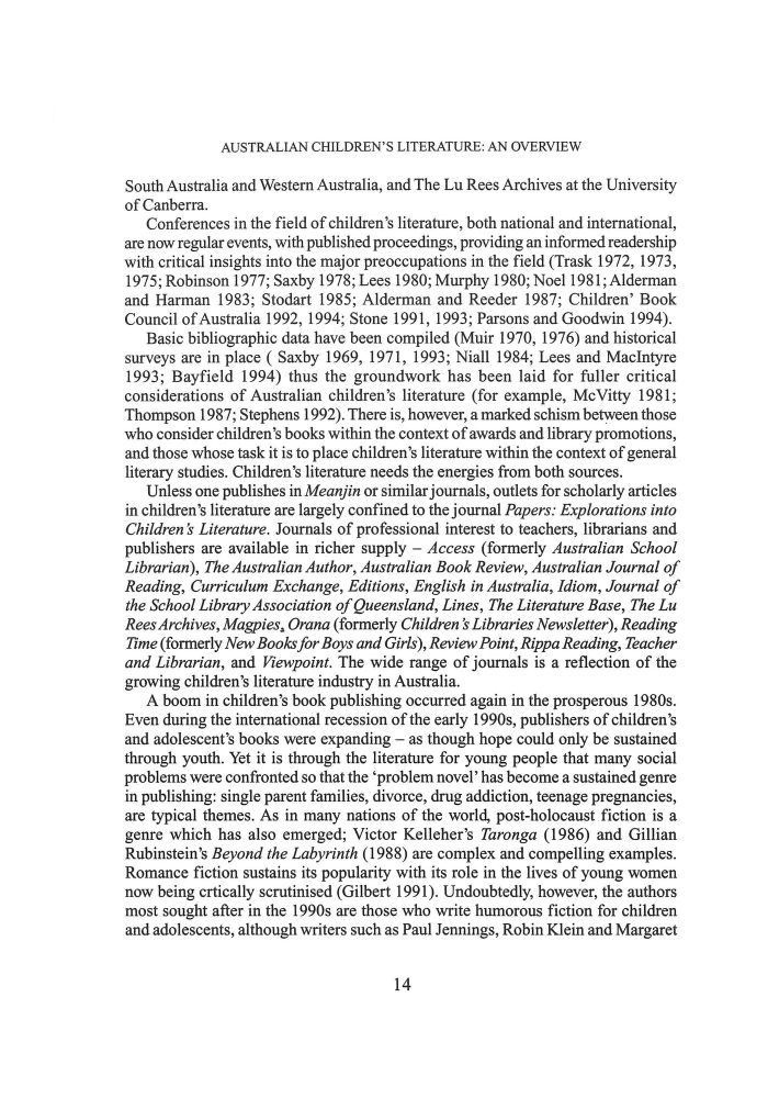 Page 14 - No 60 Spring 1997