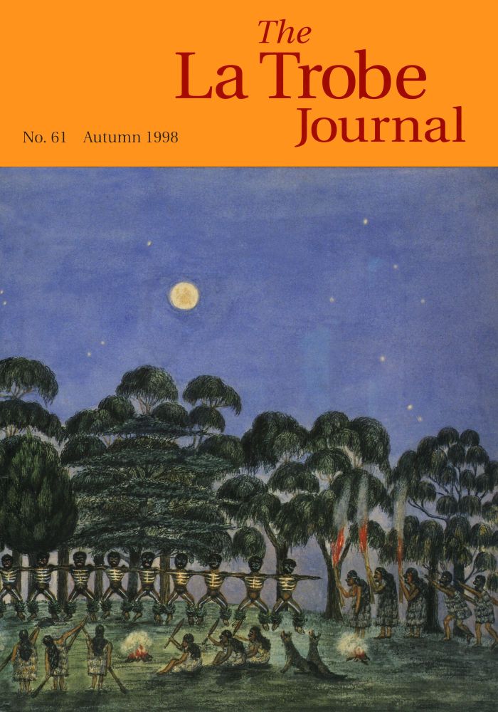 front cover - No 61 Autumn 1998