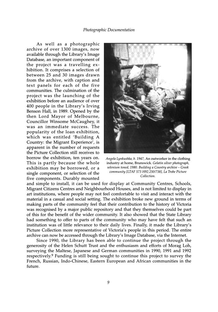 Page 9 - No 62 Spring 1998