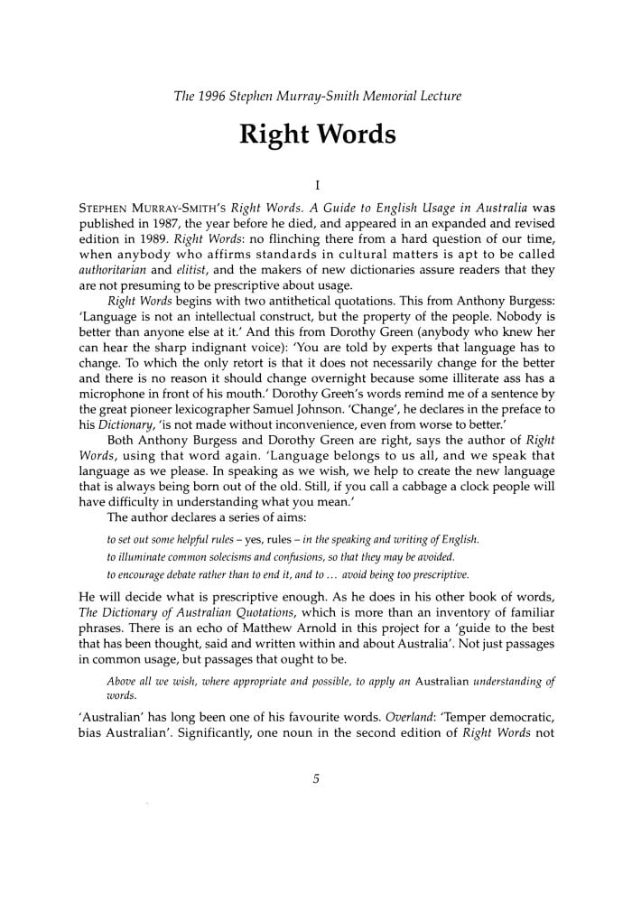 Page 5 - No 63 Autumn 1999