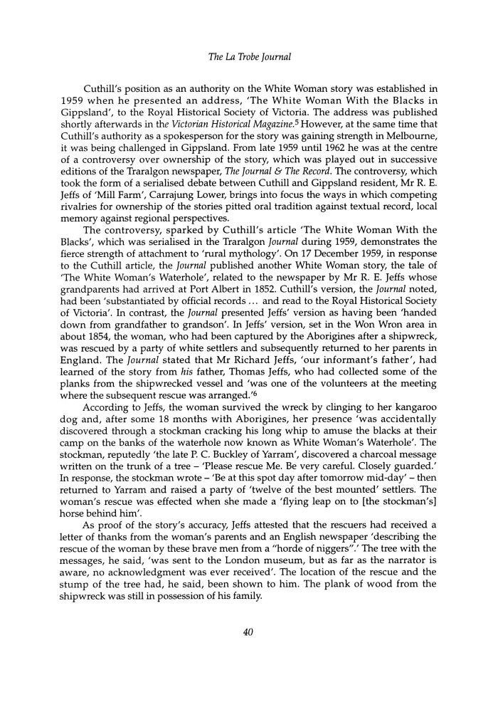 Page 40 - No 63 Autumn 1999
