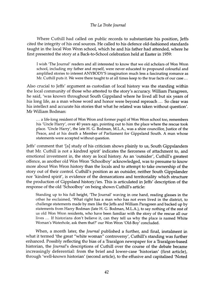 Page 42 - No 63 Autumn 1999