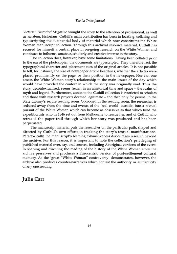 Page 44 - No 63 Autumn 1999