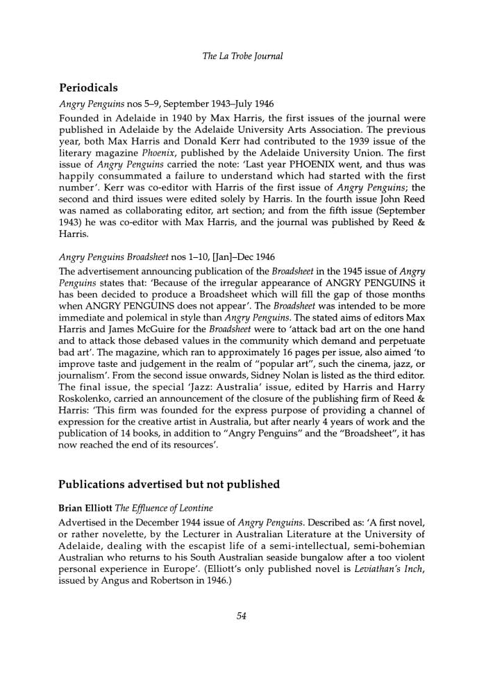 Page 54 - No 64 Spring 1999