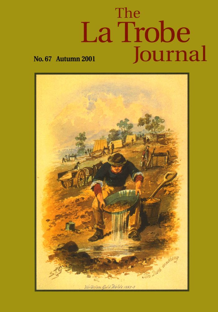 front cover - No 67 Autumn 2001