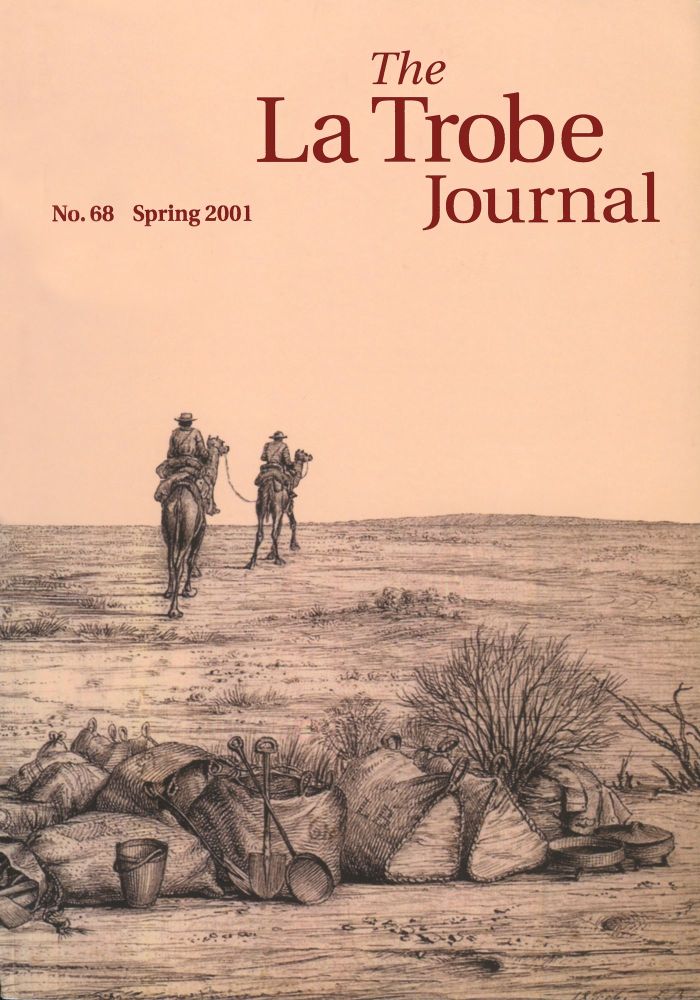 front cover - No 68 Spring 2001