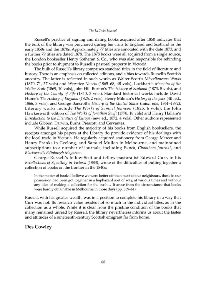 Page 44 - No 69 Autumn 2002