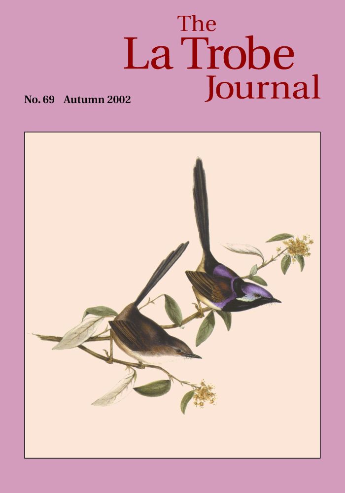 front cover - No 69 Autumn 2002