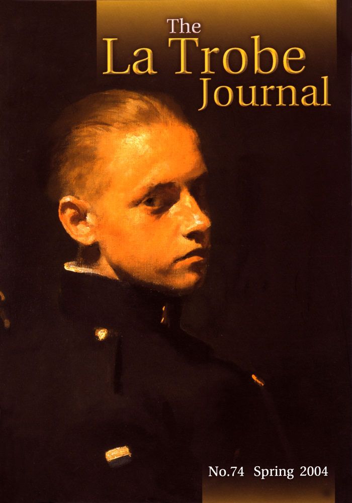 front cover - No 74 Spring 2004