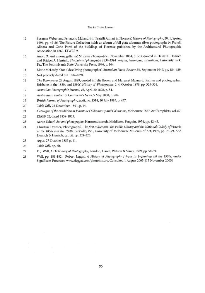 Page 86 - No 76 Spring 2005