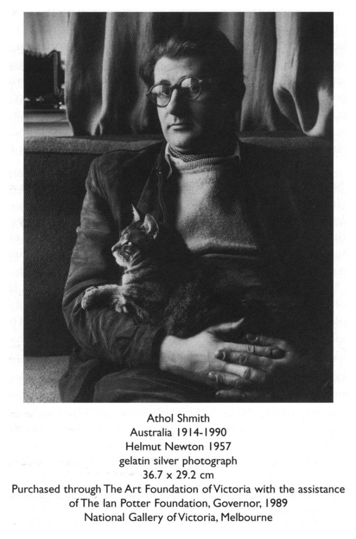 Athol Shmith, Australia 1914–1990, Helmut Newton 1957, gelatin silver photograph 36.7 × 29.2 cm. Purchased through The Art Foundation of Victoria with the assistance of The Ian Potter Foundation, Governor, 1989 National Gallery of Victoria, Melbourne