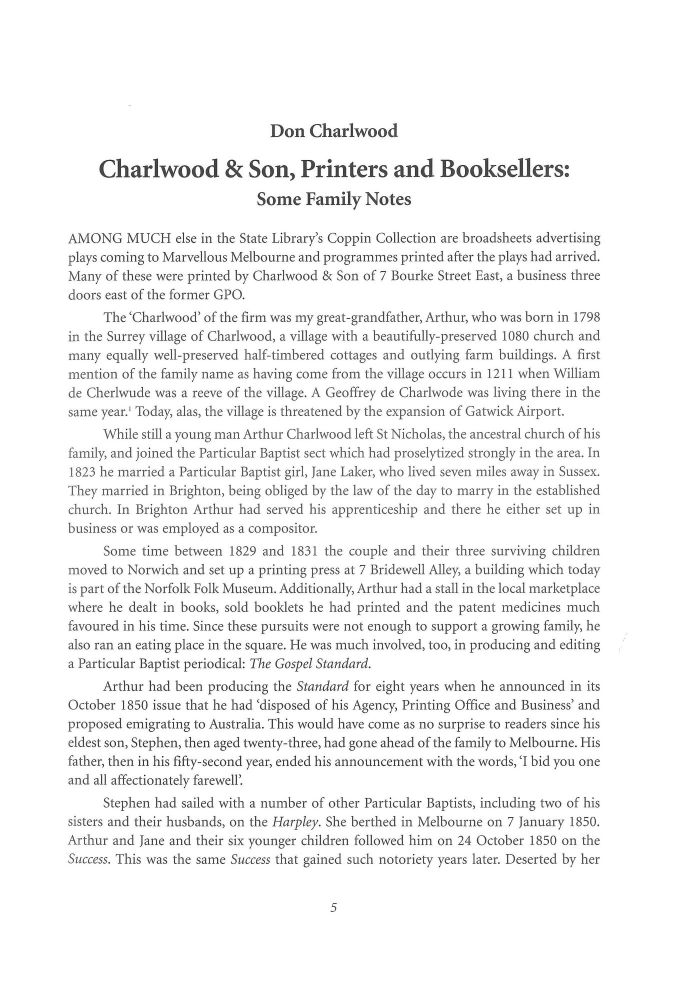 Page 5 - No 78 Spring 2006