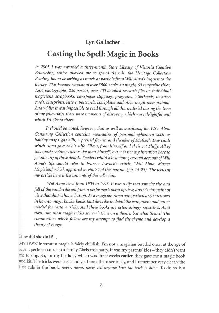 Page 71 - No 78 Spring 2006
