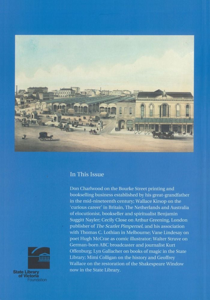 back cover - No 78 Spring 2006