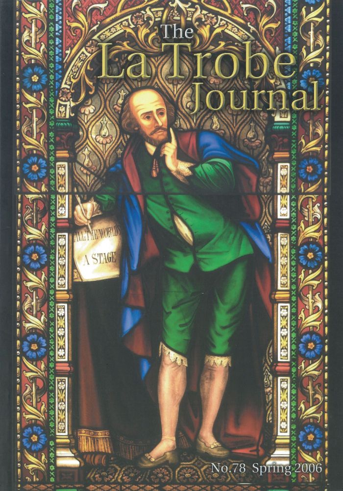front cover - No 78 Spring 2006