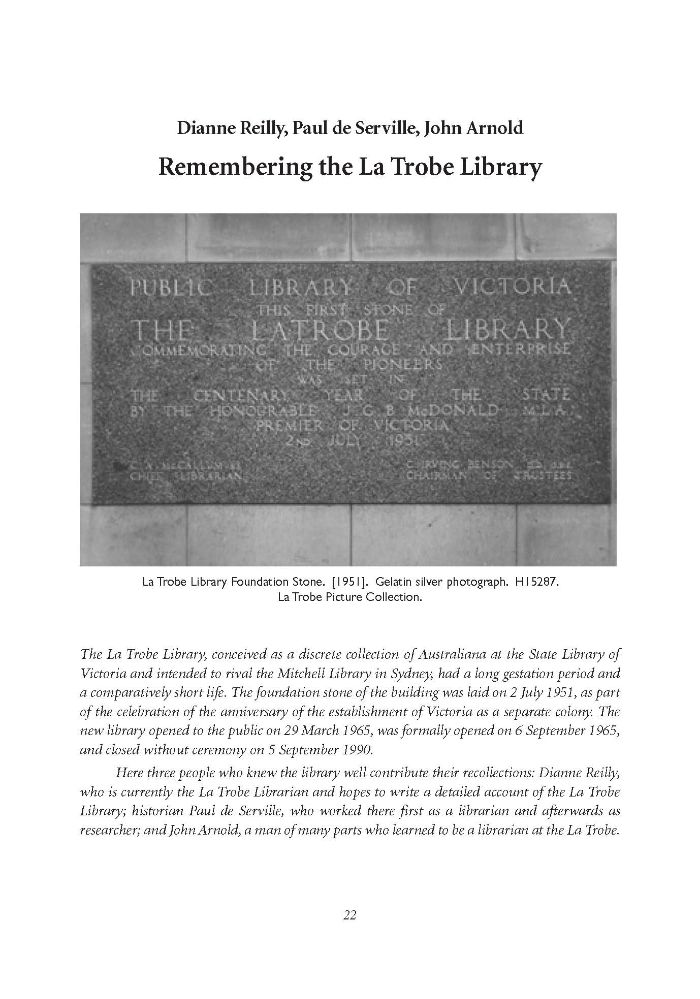 Page 22 - No 80 Spring 2007