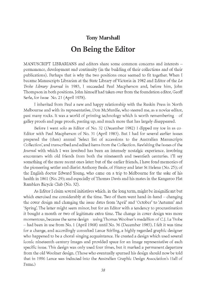 Page 38 - No 80 Spring 2007