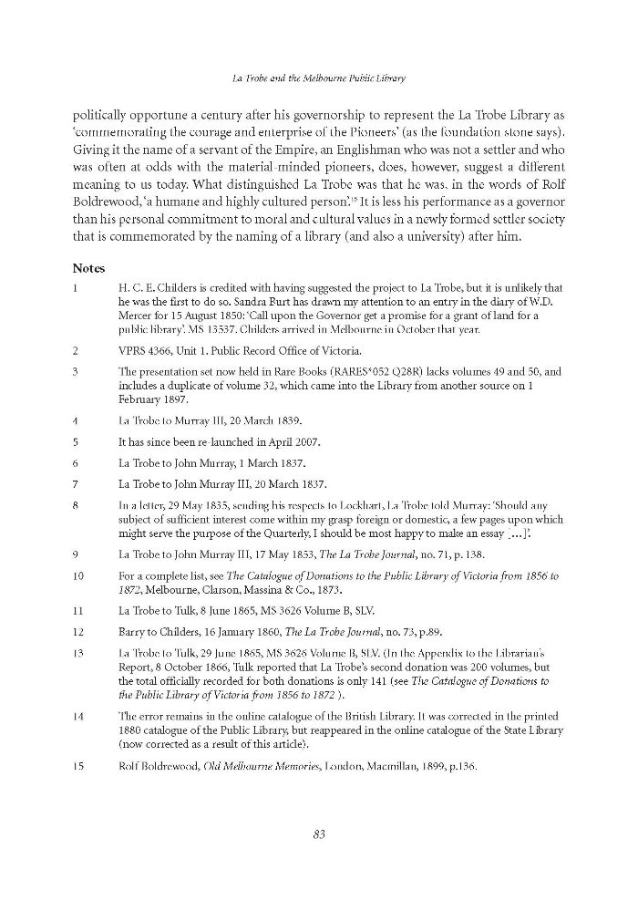 Page 83 - No 80 Spring 2007