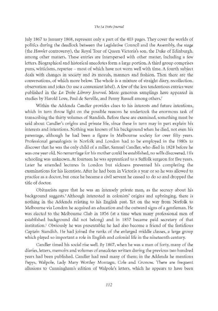 Page 112 - No 80 Spring 2007