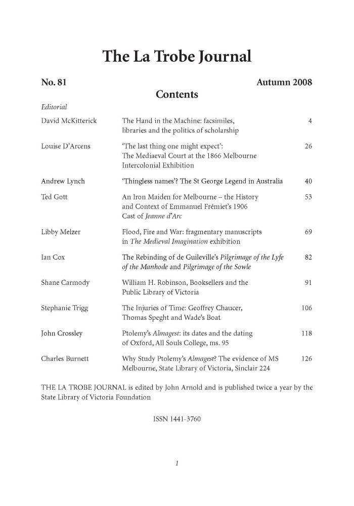 Page 1 - No 81 Autumn 2008