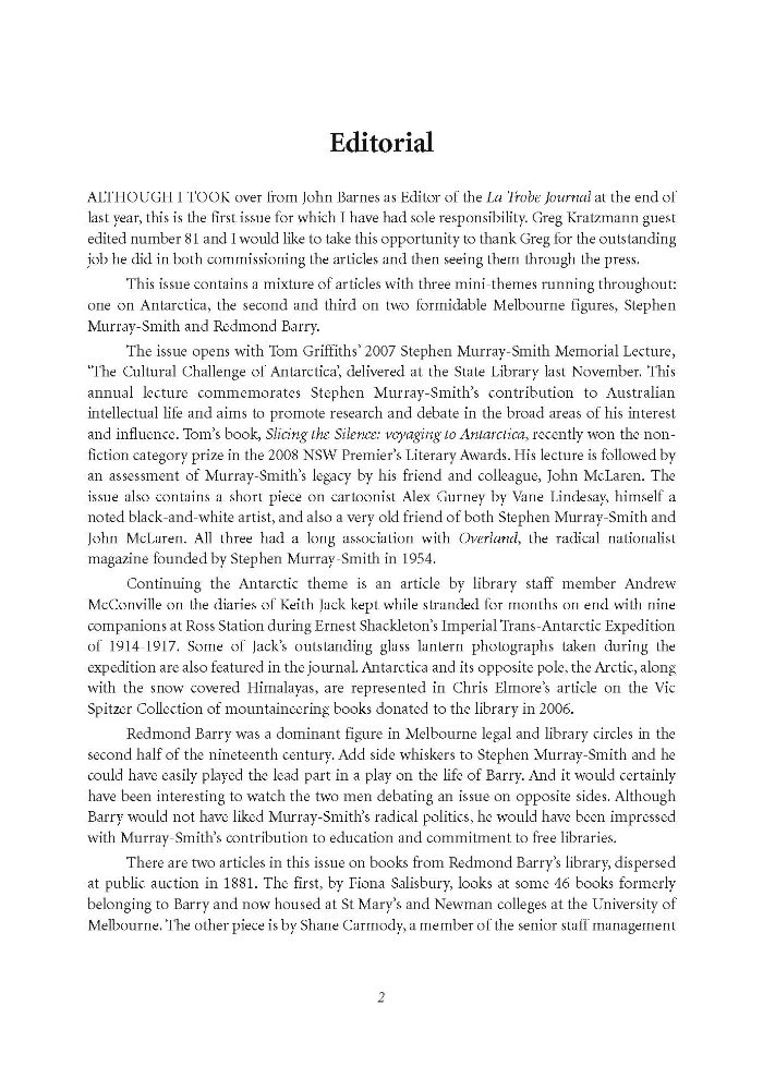 Page 2 - No 82 Spring 2008