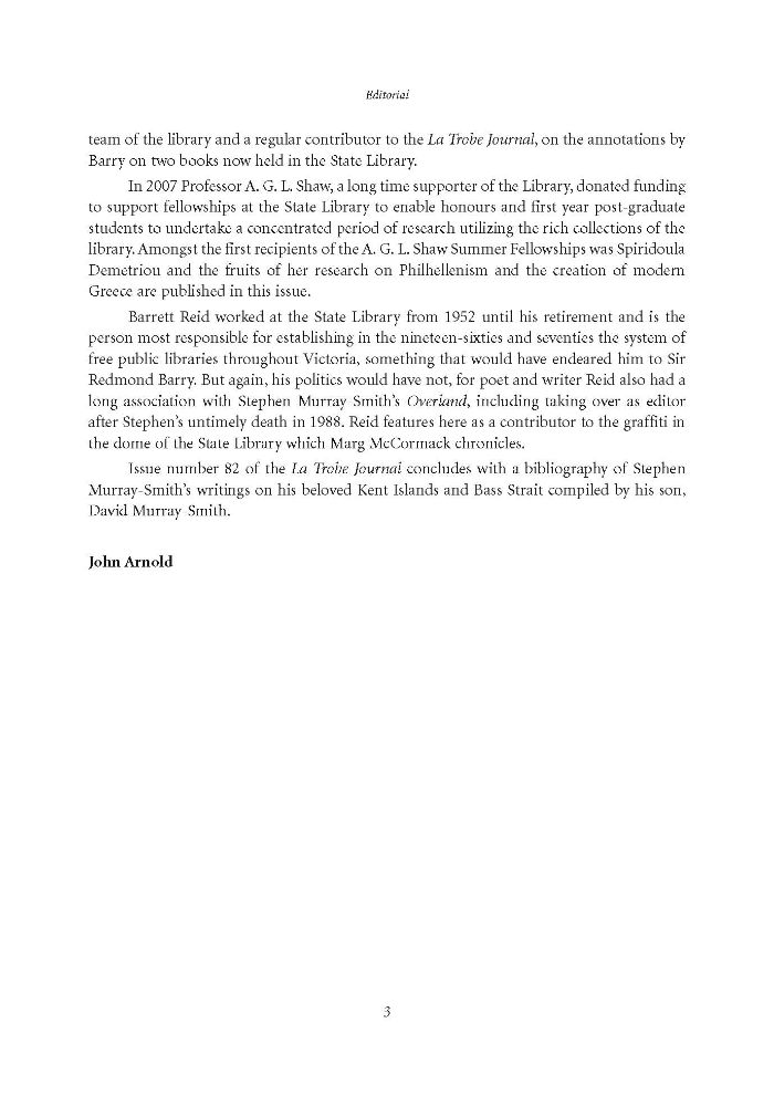 Page 3 - No 82 Spring 2008