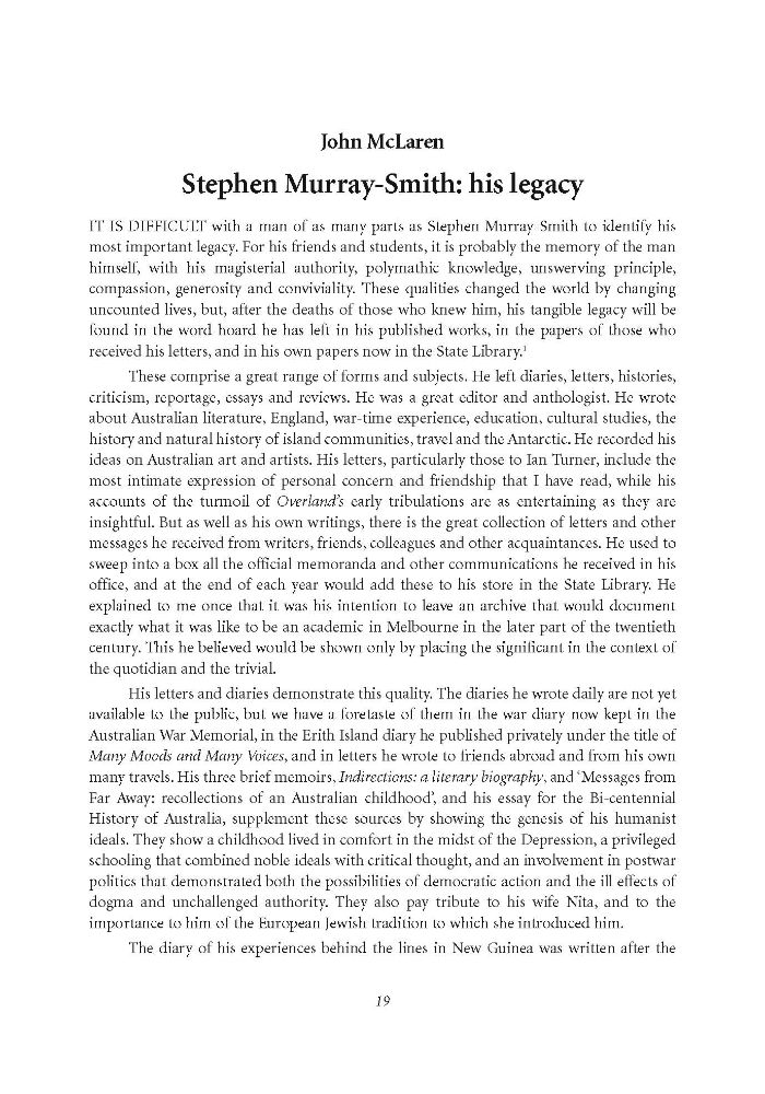 Page 19 - No 82 Spring 2008