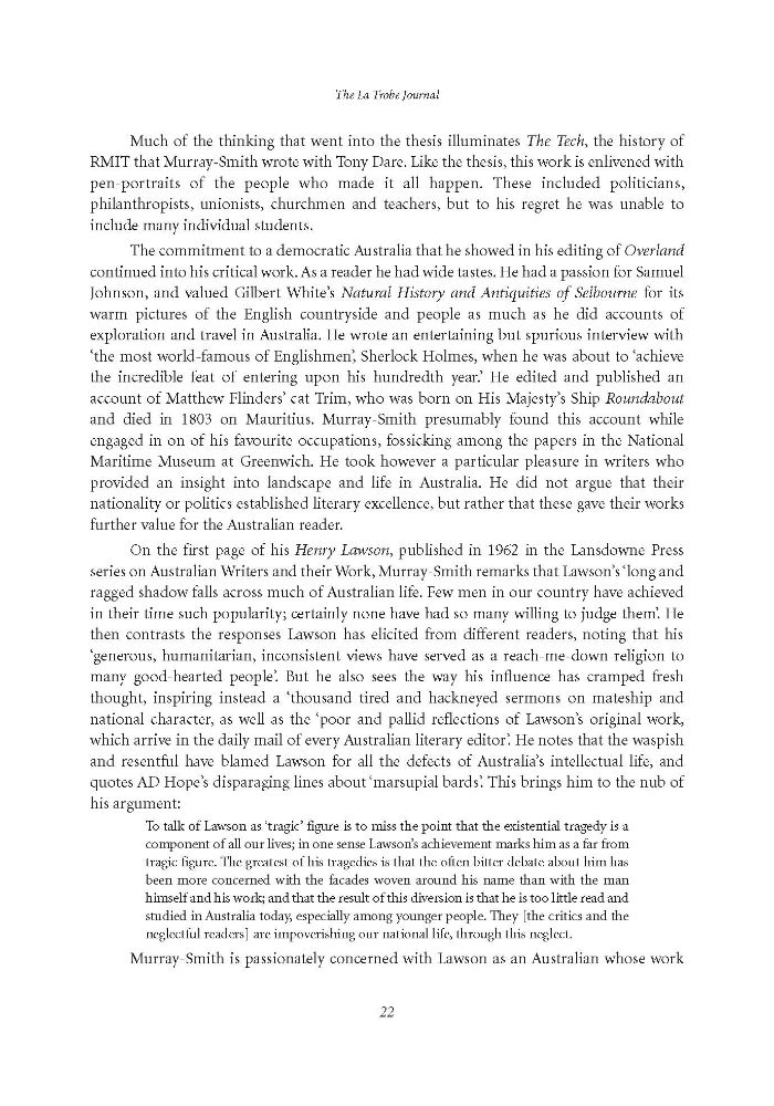Page 22 - No 82 Spring 2008