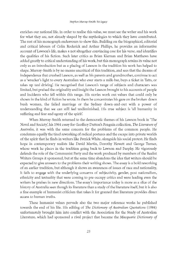 Page 23 - No 82 Spring 2008