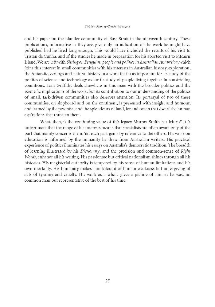 Page 25 - No 82 Spring 2008