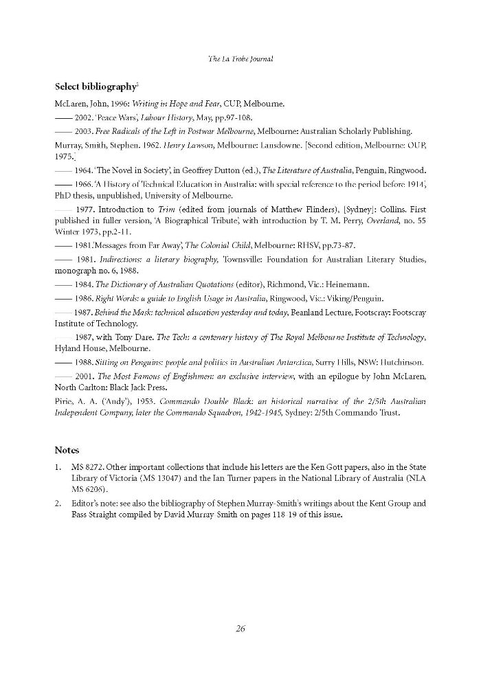 Page 26 - No 82 Spring 2008