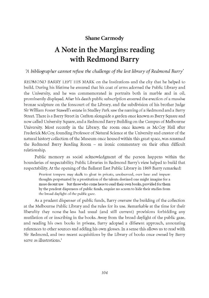 Page 104 - No 82 Spring 2008