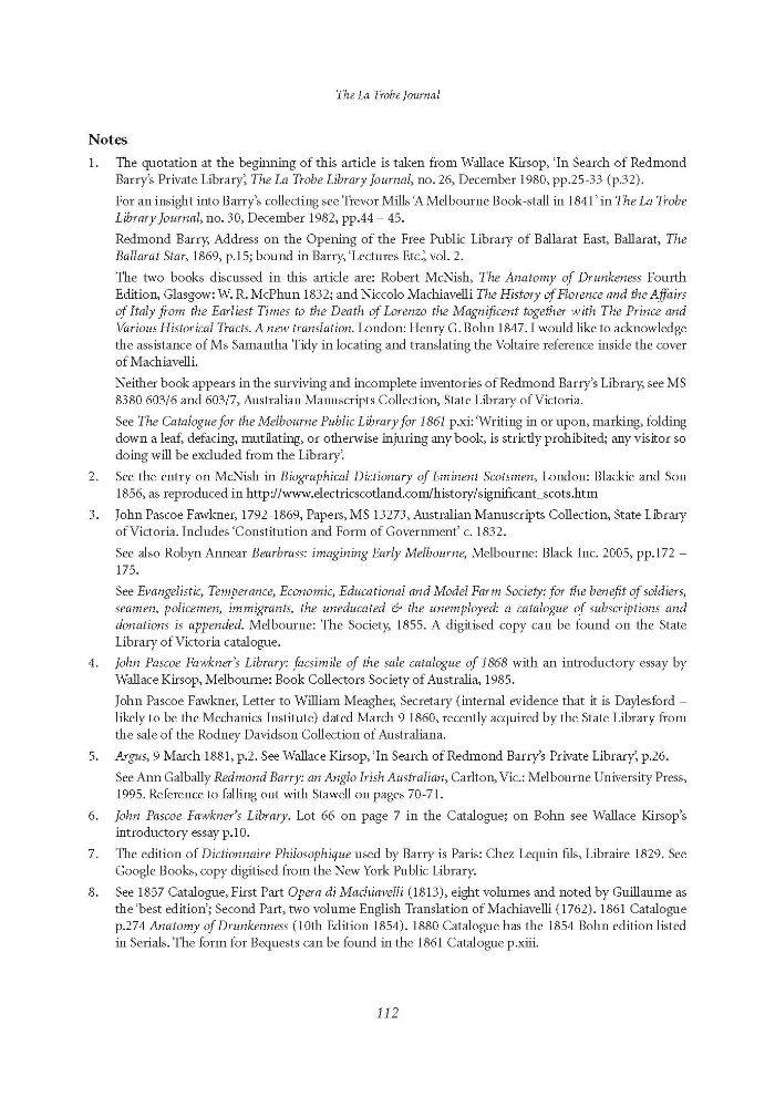 Page 112 - No 82 Spring 2008