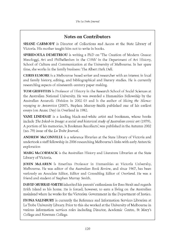 Page 120 - No 82 Spring 2008