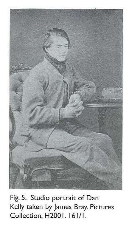 Fig. 5. Studio portrait of Dan Kelly taken by James Bray. PicturesCollection, H2001. 161/1. [photograph]