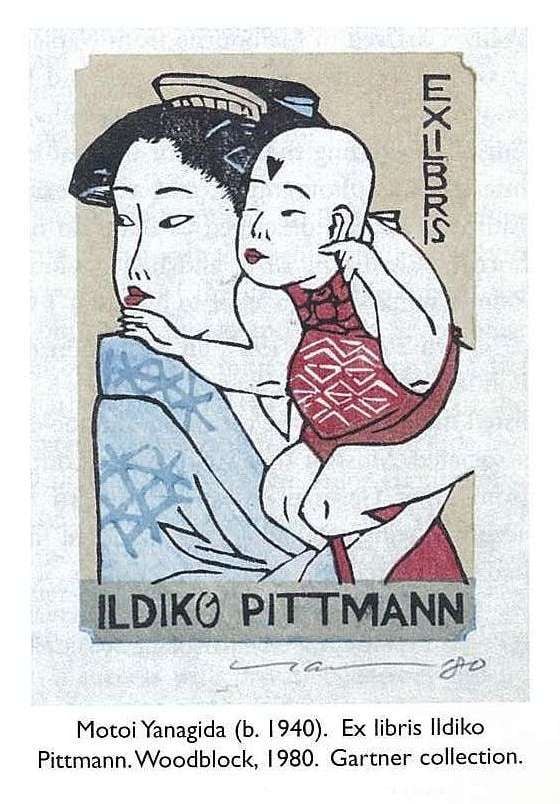 Sumiko Euki (b.1921). Woodblock, 1977. Gartner collection. [book plate]