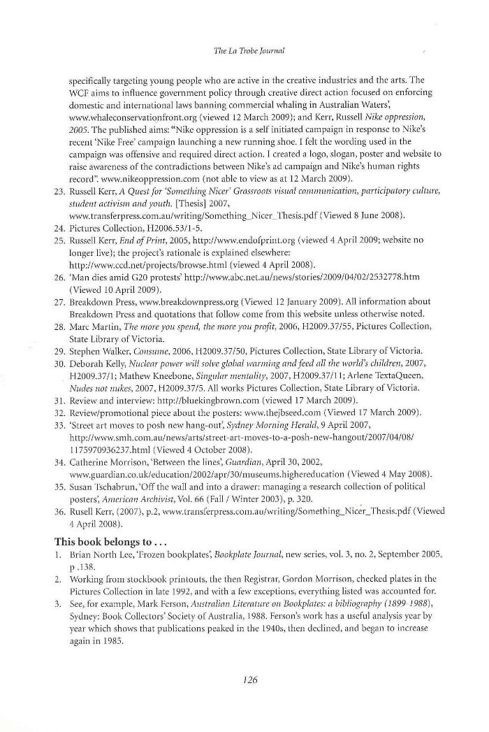 Page 126 - No 84 December 2009