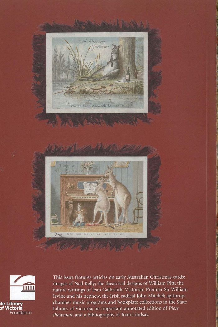 back cover - No 84 December 2009